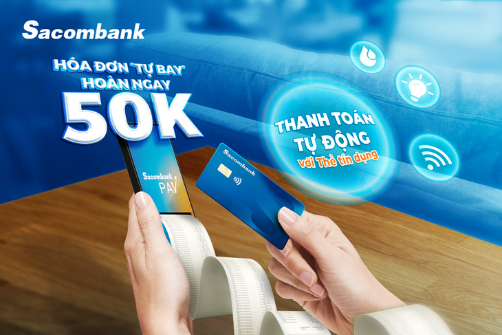 Ưu đãi kép khi đăng ký dịch vụ ủy thác thanh toán của Sacombank - Ảnh: Sacombank 