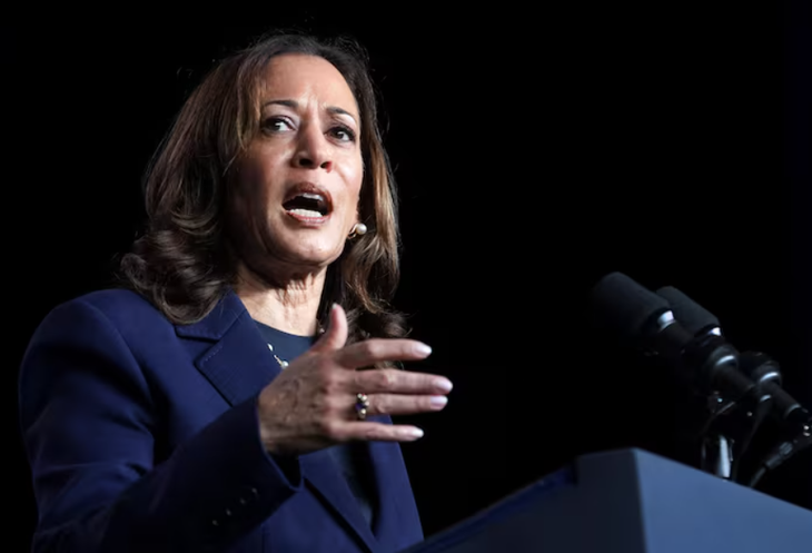 Phó tổng thống Mỹ Kamala Harris - Ảnh: REUTERS