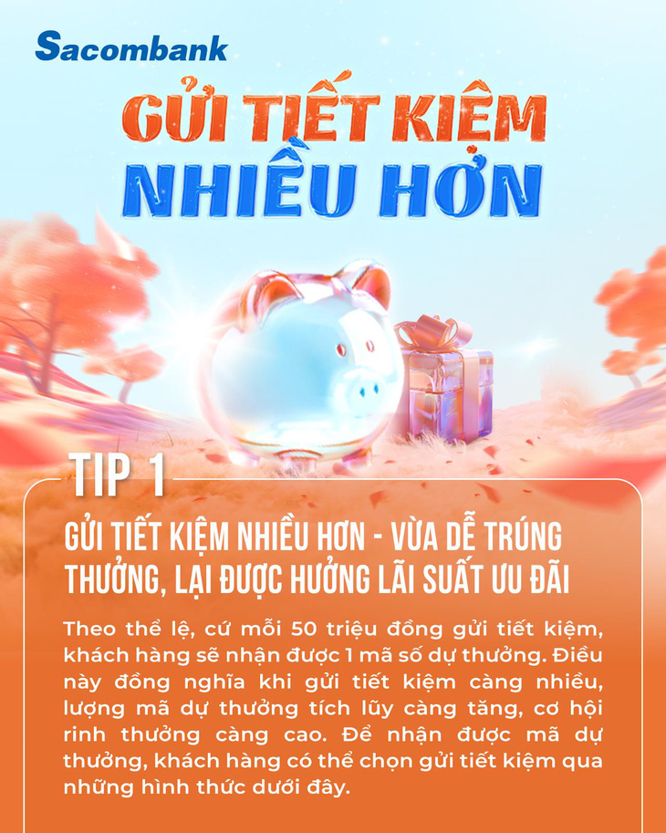 Tăng tốc gặt ‘siêu thưởng’ từ khuyến mại ‘Hè Sang - Quà Xịn’ của Sacombank cực hot hè này!- Ảnh 2.