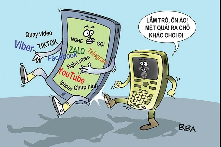 Tranh biếm họa của B.Ba