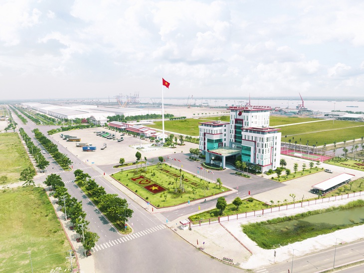 Cảng quốc tế Long An hướng đến phát triển bền vững- Ảnh 1. Toàn cảnh Cảng quốc tế Long An