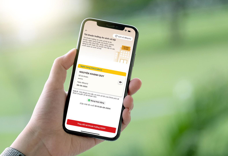 PVcomBank triển khai dịch vụ liên kết tài khoản nhận an sinh xã hội- Ảnh 1.