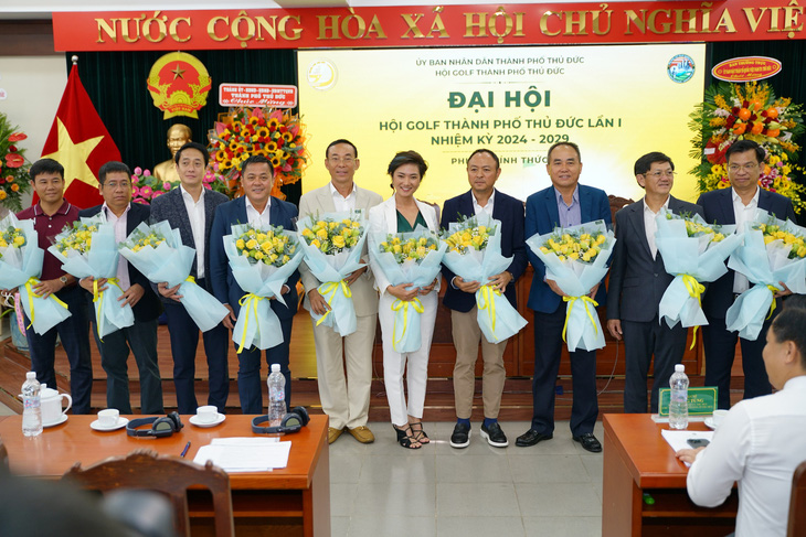 Ban chấp hành Hội Golf thành phố Thủ Đức nhiệm kỳ 2024 - 2029 - Ảnh: BTC