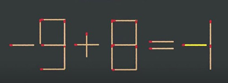 Thử tài IQ: Di chuyển một que diêm để 6+6=1 thành phép tính đúng - Ảnh 1.