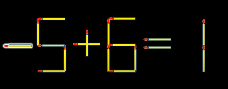 Thử tài IQ: Di chuyển một que diêm để 3-11=8 thành phép tính đúng - Ảnh 1.