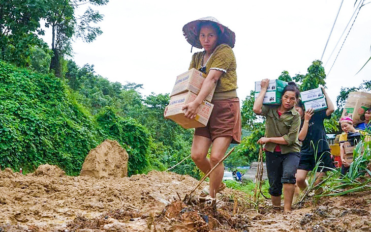 Lào Cai thông báo nhu cầu hỗ trợ người dân từng xã, thị trấn bị bão lũ ở Bảo Yên - Ảnh 2.