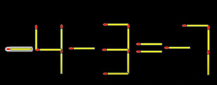Thử tài IQ: Di chuyển một que diêm để 6+8=3 thành phép tính đúng - Ảnh 1.