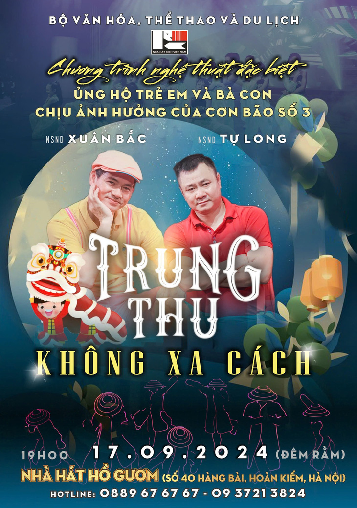 Xuân Bắc, Tự Long làm chương trình Trung thu livestream cho trẻ em cả nước xem - Ảnh 2.