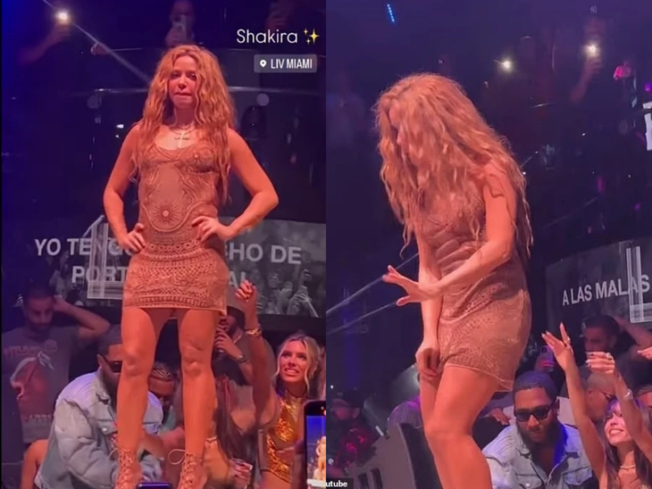 Shakira tức giận rời sân khấu khi bị khán giả quay lén dưới váy - Ảnh 2.