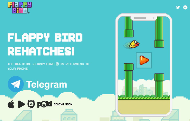 Flappy Bird sẽ quay trở lại, cha đẻ tuyên bố 'không liên quan' - Ảnh 1.