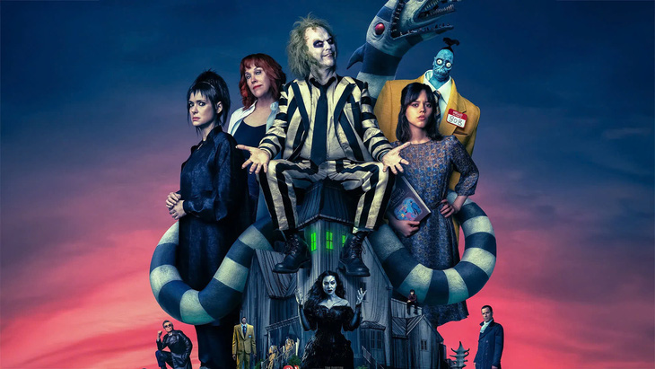 Phim hài kinh dị Beetlejuice Beetlejuice gây sốt phòng vé Bắc Mỹ - Ảnh 1.