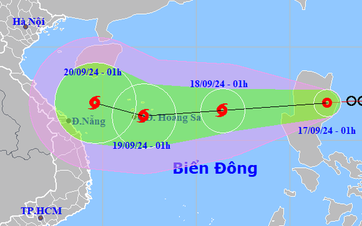 Thời tiết hôm nay 18-9: Mưa to khắp nơi, Biển Đông có bão - Ảnh 2.