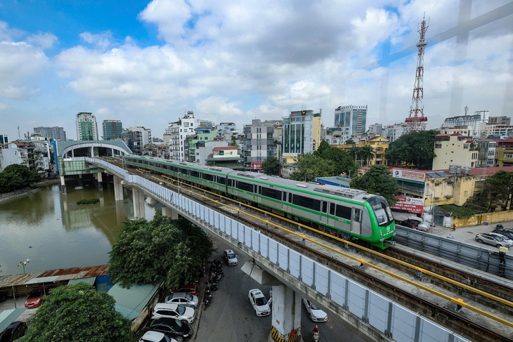 Tàu điện Cát Linh - Hà Đông gặp sự cố - Ảnh 1.