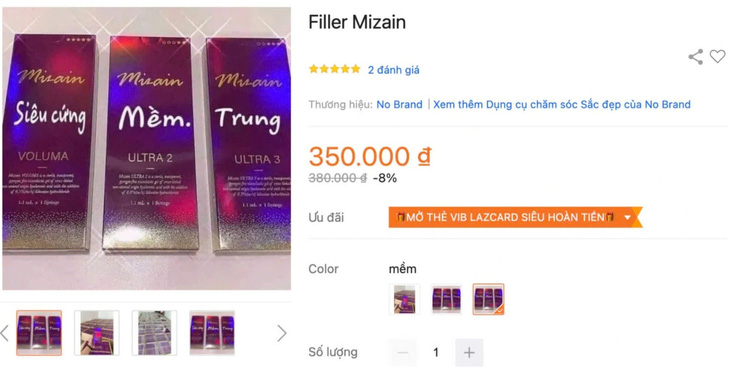 Filler, botox, tiêm tan mỡ trôi nổi tràn lên mạng - Ảnh 1.