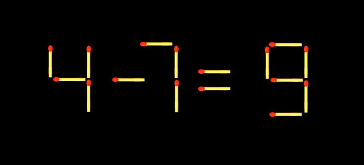 Thử tài IQ: Di chuyển một que diêm để 1-5=4 thành phép tính đúng - Ảnh 2.