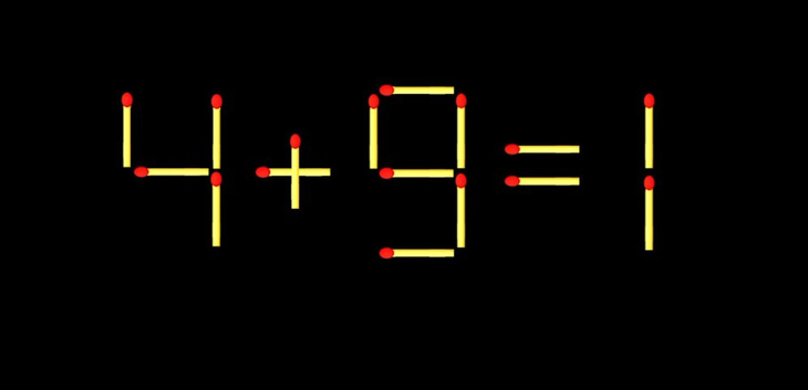 Thử tài IQ: Di chuyển một que diêm để 4-9-3=2 thành phép tính đúng - Ảnh 2.