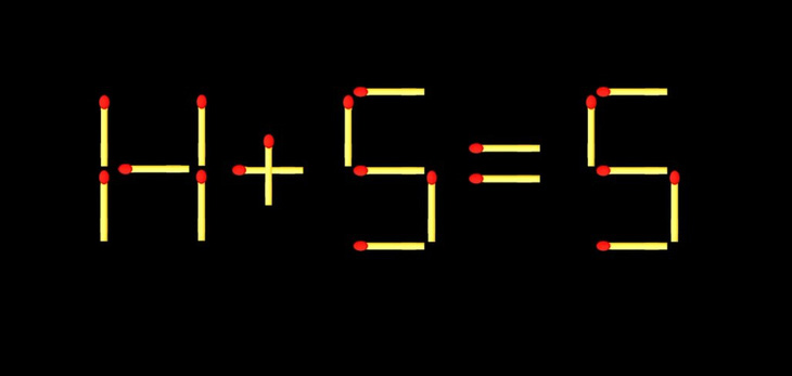 Thử tài IQ: Di chuyển một que diêm để 11+5=6 thành phép tính đúng - Ảnh 1.