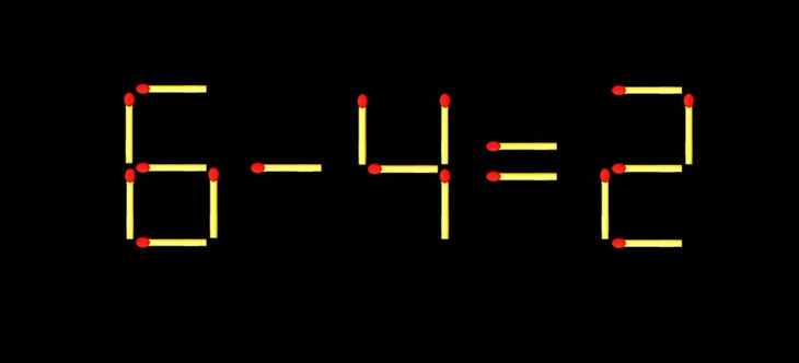 Thử tài IQ: Di chuyển một que diêm để 6+19=9 thành phép tính đúng - Ảnh 1.