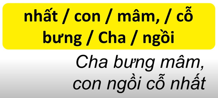 Thử tài tiếng Việt: Sắp xếp các từ sau thành câu có nghĩa (P134) - Ảnh 1.