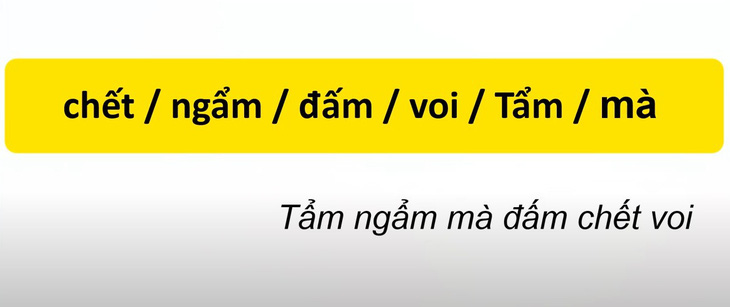 Thử tài tiếng Việt: Sắp xếp các từ sau thành câu có nghĩa (P136) - Ảnh 1.