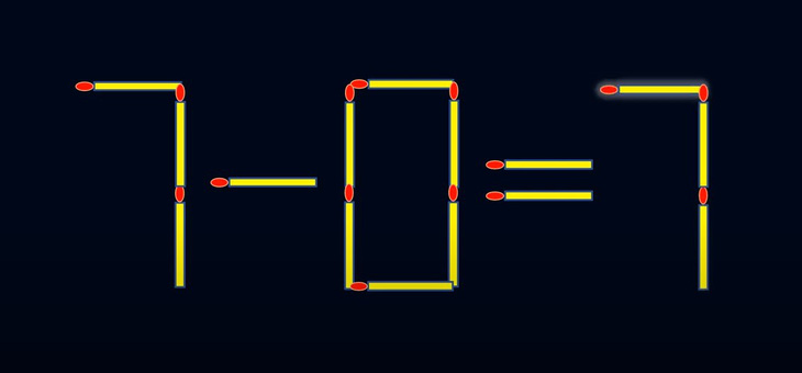 Thử tài IQ: Di chuyển một que diêm để 3+11=7 thành phép tính đúng - Ảnh 1.