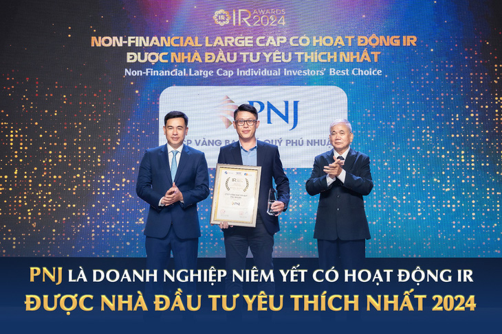 PNJ nhận giải do nhà đầu tư bình chọn tại IR Awards 2024 - Ảnh 1.