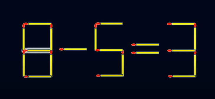 Thử tài IQ: Di chuyển một que diêm để 4-9=5 thành phép tính đúng - Ảnh 1.