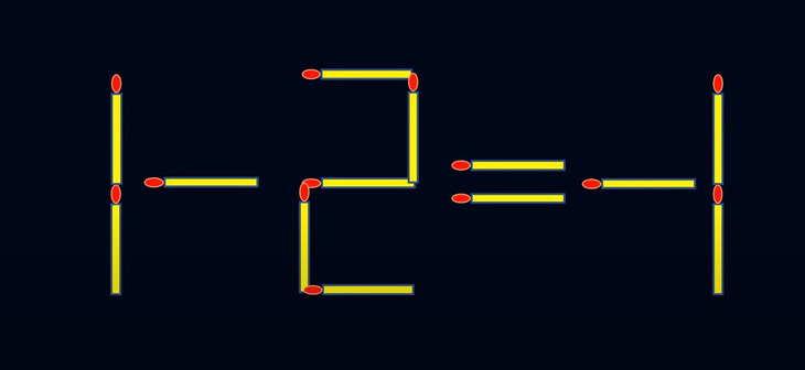 Thử tài IQ: Di chuyển một que diêm để 3-11=8 thành phép tính đúng - Ảnh 1.