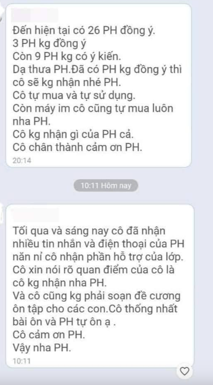 Cô giáo lạ lùng: 'Dỗi hờn' vì phụ huynh không hỗ trợ mua laptop! - Ảnh 3.