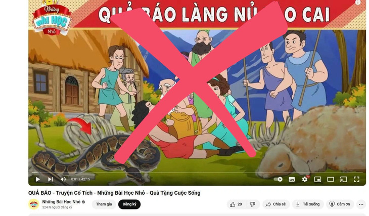 Đăng video ‘Quả báo Làng Nủ Lào Cai’ câu view bất chấp, doanh nghiệp quản lý kênh YouTube bị xử phạt - Ảnh 1.