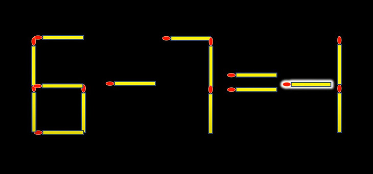 Thử tài IQ: Di chuyển một que diêm để 9-9=1 thành phép tính đúng - Ảnh 1.