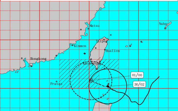Bão Krathon đổ bộ Đài Loan rồi trở ngược lại đường đi cũ, vì sao? - Ảnh 2.