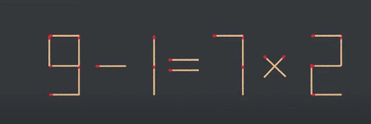 Thử tài IQ: Di chuyển một que diêm để 2+4+1=9 thành phép tính đúng - Ảnh 3.