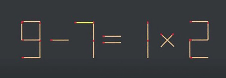 Thử tài IQ: Di chuyển một que diêm để 2+4+1=9 thành phép tính đúng - Ảnh 1.