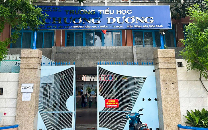 Trường tiểu học Chương Dương, quận 1, TP.HCM - Ảnh: MỸ DUNG