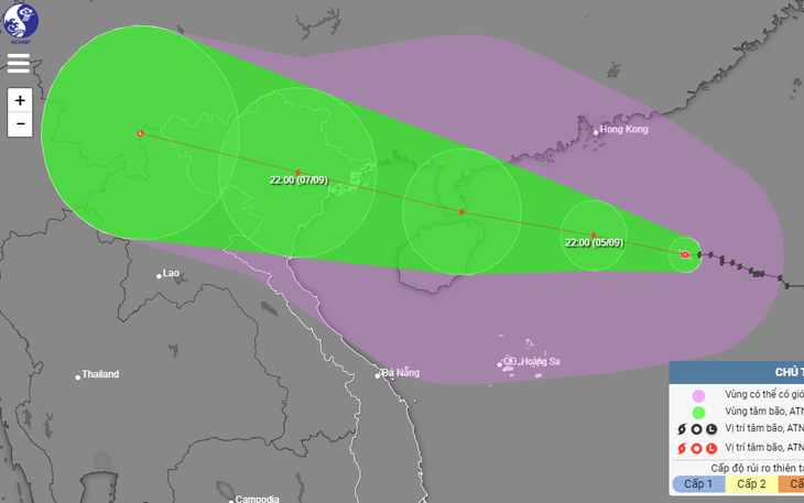 Bão số 3 mạnh lên cấp 15, giật trên cấp 17, hôm nay khả năng thành siêu bão - Ảnh 2.