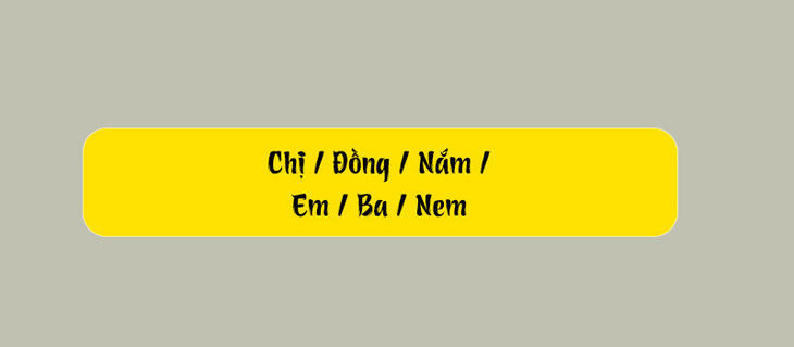 Thử tài tiếng Việt: Sắp xếp các từ sau thành câu có nghĩa (P122) - Ảnh 1.