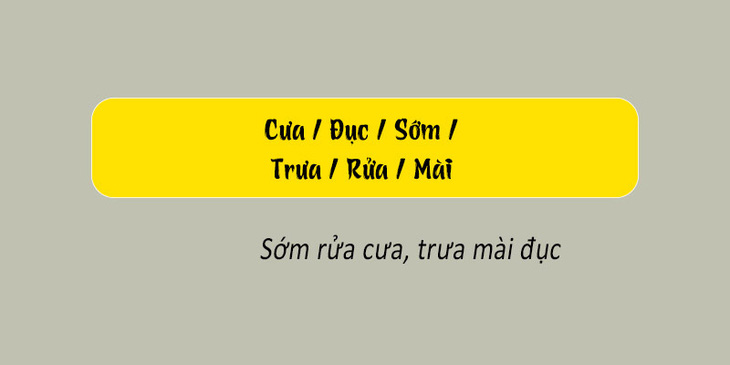 Thử tài tiếng Việt: Sắp xếp các từ sau thành câu có nghĩa (P121) - Ảnh 1.