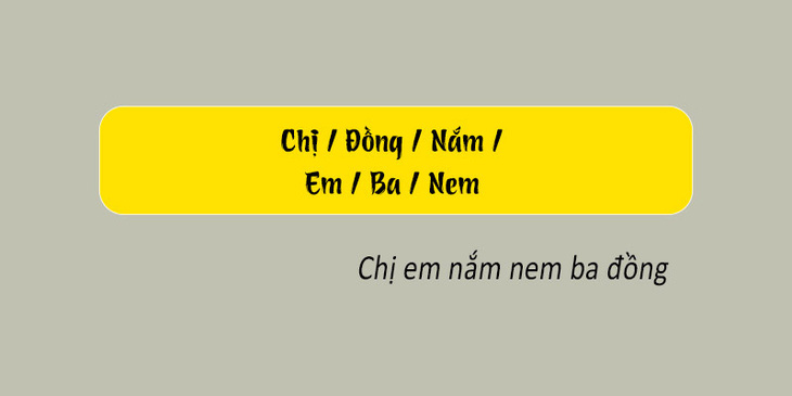 Thử tài tiếng Việt: Sắp xếp các từ sau thành câu có nghĩa (P122) - Ảnh 1.