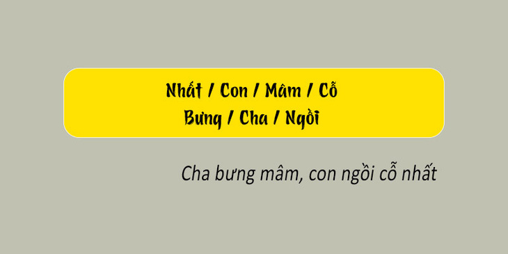 Thử tài tiếng Việt: Sắp xếp các từ sau thành câu có nghĩa (P121) - Ảnh 1.