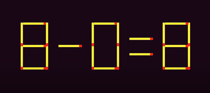 Thử tài IQ: Di chuyển hai que diêm để 1-3=3 thành phép tính đúng - Ảnh 1.