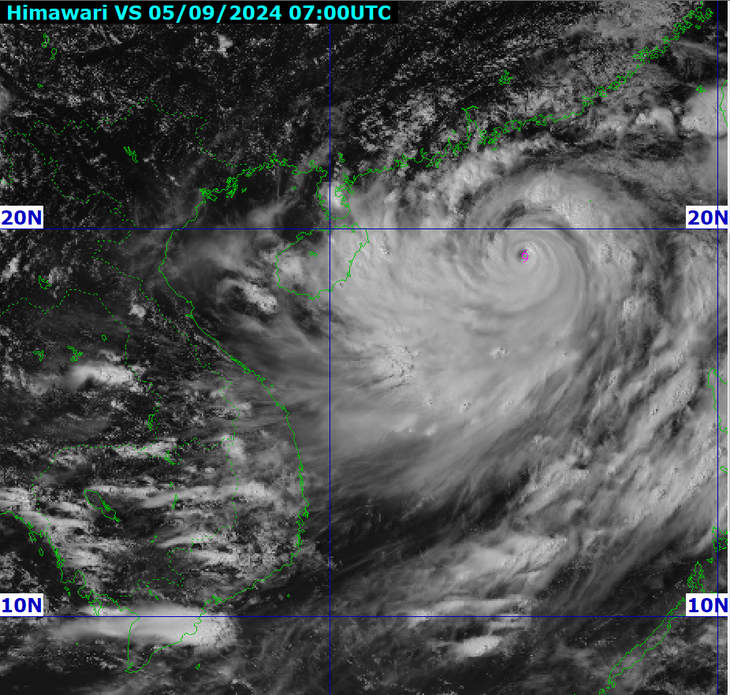 Bão số 3 có gió giật trên cấp 17, biển động dữ dội - Ảnh 1.