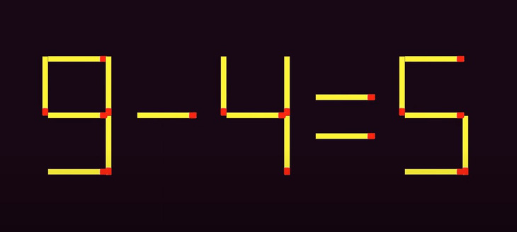 Thử tài IQ: Di chuyển hai que diêm để 5+3=9 thành phép tính đúng - Ảnh 1.