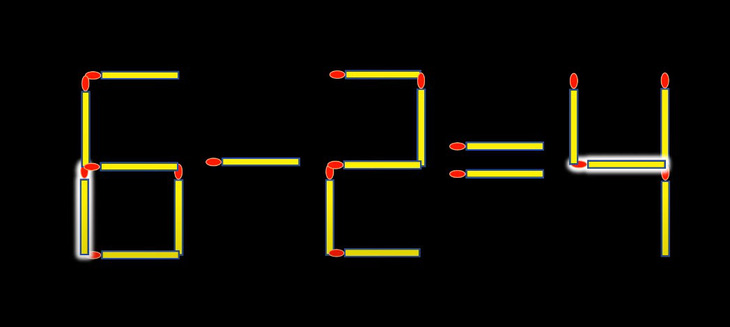 Thử tài IQ: Di chuyển hai que diêm để 7+6=6 thành phép tính đúng - Ảnh 1.