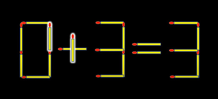 Thử tài IQ: Di chuyển hai que diêm để 7+6=6 thành phép tính đúng - Ảnh 1.