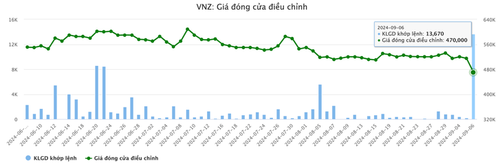 Diến biến bất ngờ của cổ phiếu VNG - mã đắt nhất sàn chứng khoán Việt Nam - Ảnh 2.