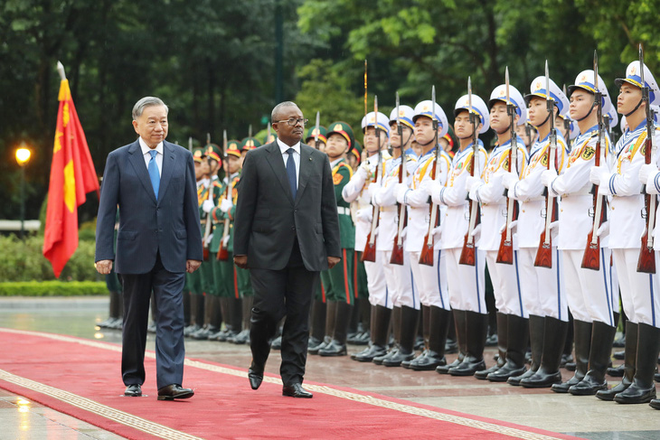 Tổng Bí thư, Chủ tịch nước Tô Lâm chủ trì lễ đón Tổng thống Guinea-Bissau - Ảnh 5.