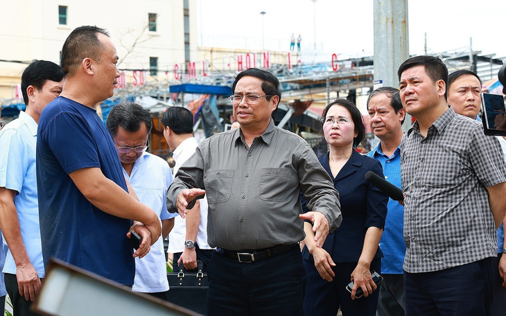 Thủ tướng Phạm Minh Chính yêu cầu Hải Phòng khắc phục ngay việc mất điện, sóng sau bão Yagi - Ảnh 3.