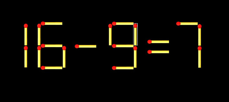 Thử tài IQ: Di chuyển một que diêm để 7-6=17 thành phép tính đúng - Ảnh 1.