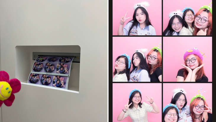 Quán ăn mời khách chụp ảnh photobooth miễn phí - Ảnh 3.